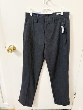 NEW Gap High Rise Wool-Blend Trousers Career Work 28x30